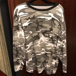 Grey camo long sleeve